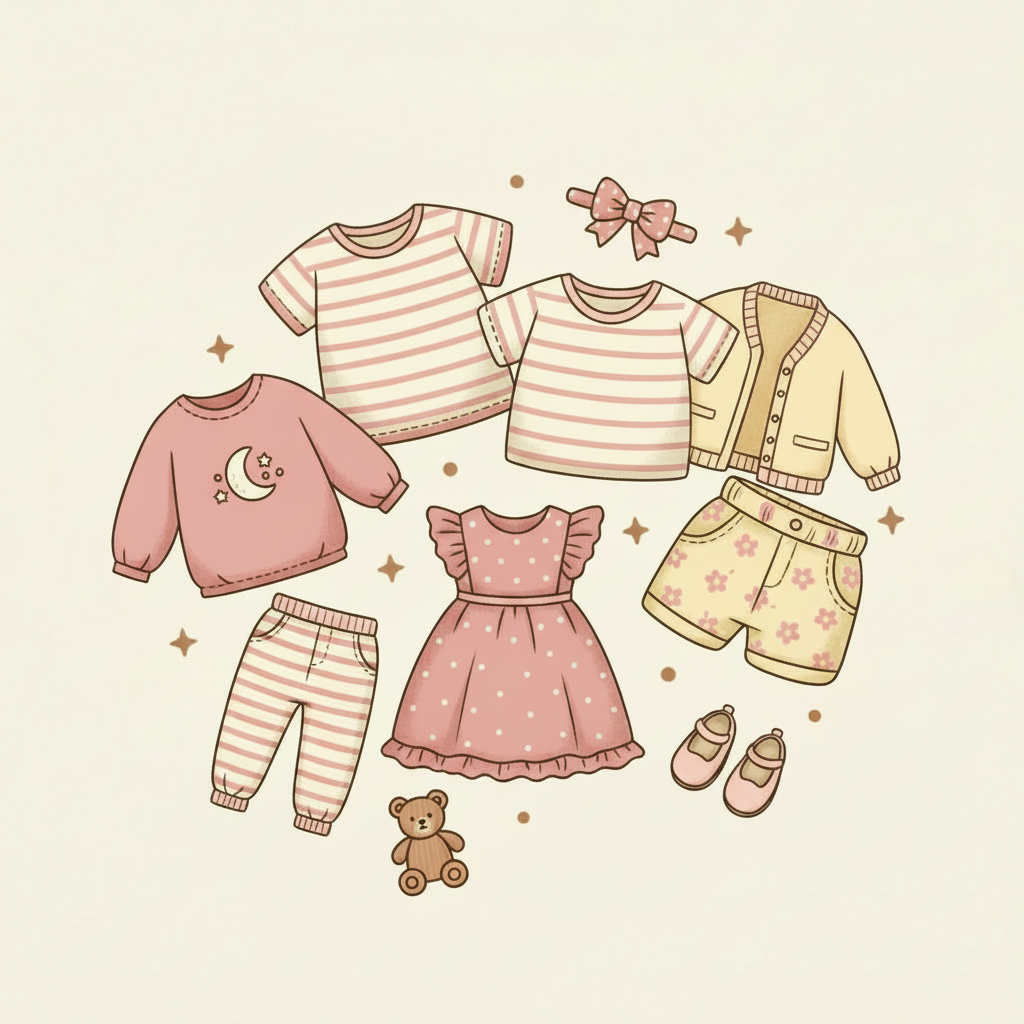 Girls Clothing cartoon no green